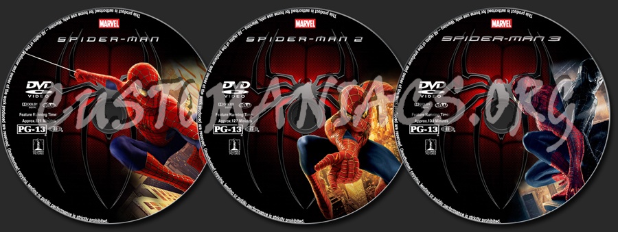 Spider-Man Collection dvd label