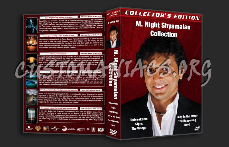 M. Night Shyamalan Collection dvd cover