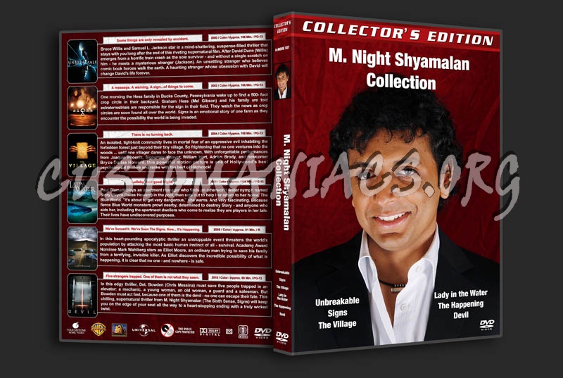 M. Night Shyamalan Collection dvd cover