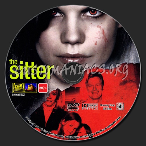 The Sitter dvd label