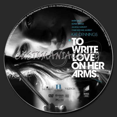 To Write Love on Her Arms dvd label