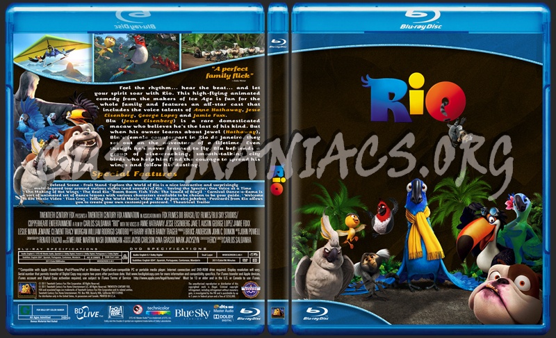 Rio blu-ray cover