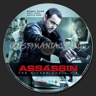 Assassin blu-ray label