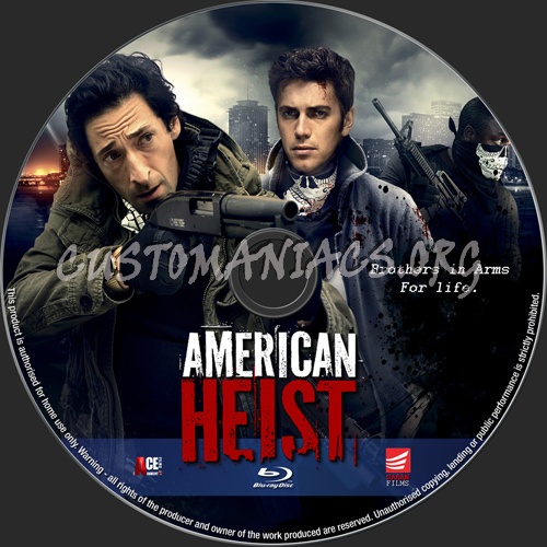 American Heist blu-ray label