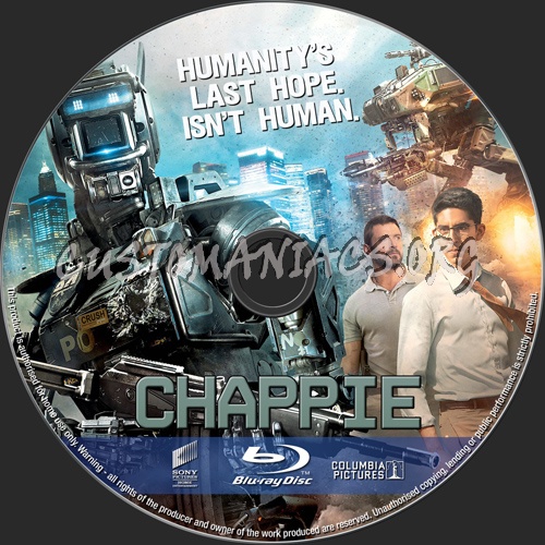 Chappie blu-ray label