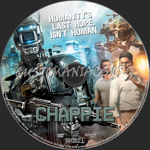 Chappie dvd label