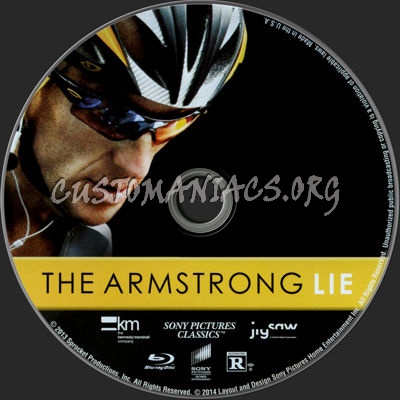 The Armstrong Lie blu-ray label