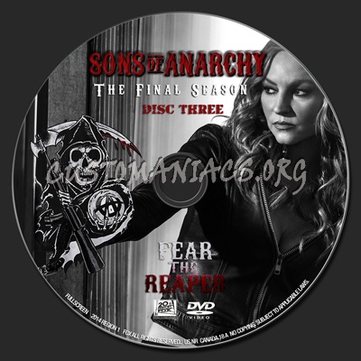 Sons Of Anarchy: Season 7 dvd label