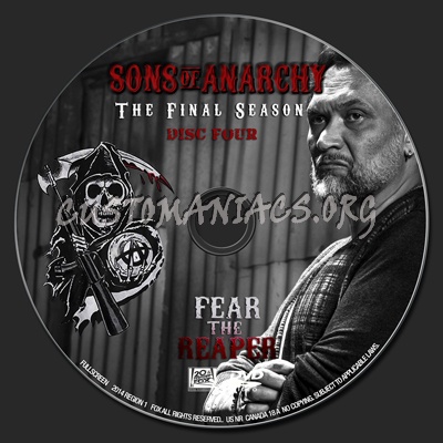 Sons Of Anarchy: Season 7 dvd label