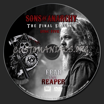 Sons Of Anarchy: Season 7 dvd label