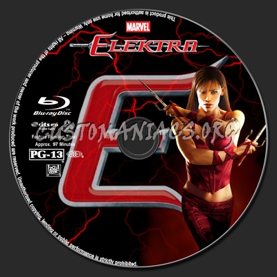 Elektra blu-ray label