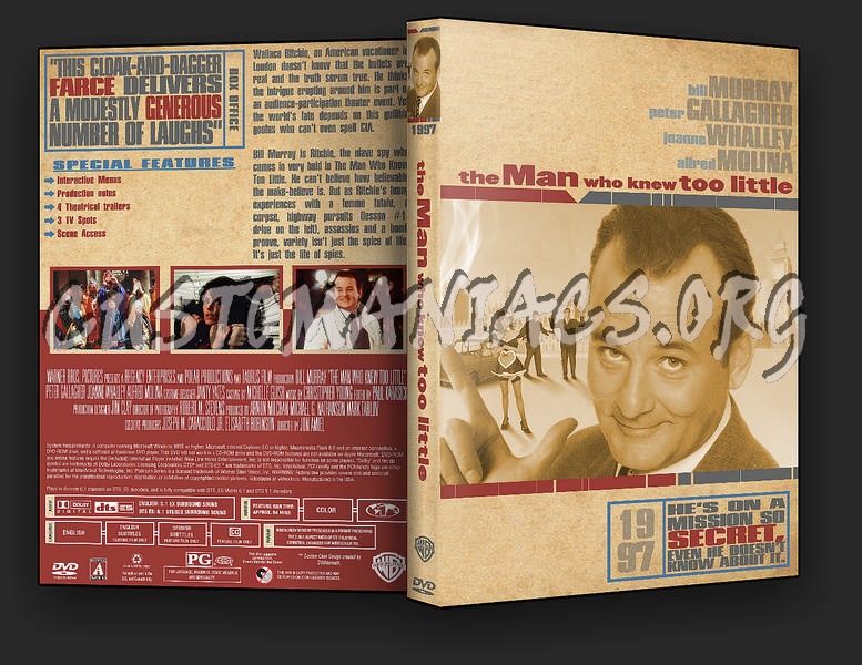 The Man Who Knew Too Little dvd cover