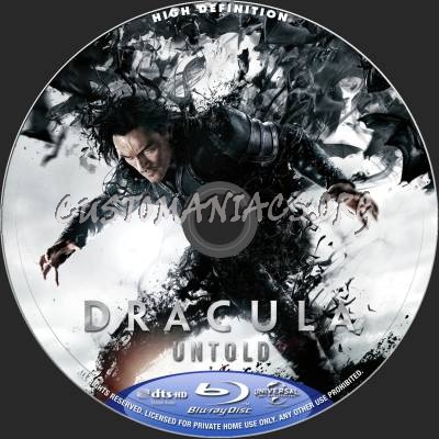 Dracula Untold blu-ray label