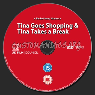 Tina Goes Shopping & Tina Takes a Break dvd label