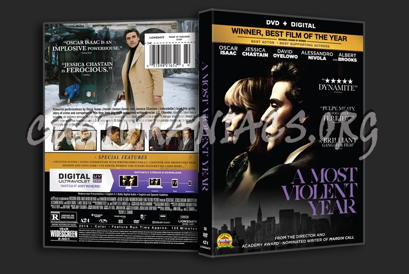 A Most Violent Year dvd cover