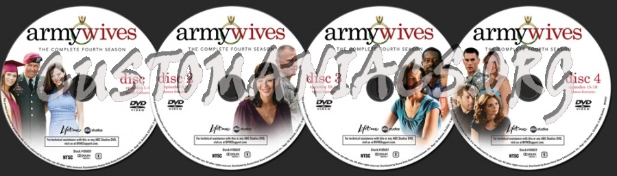 Army Wives Season 4 dvd label