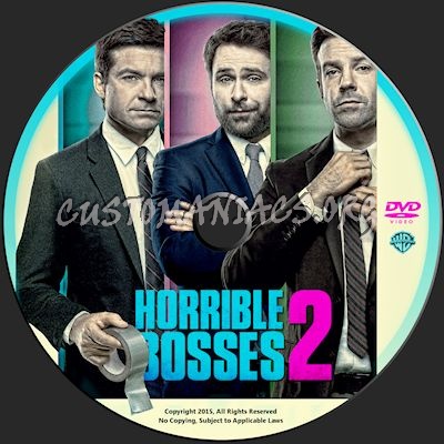 Horrible Bosses 2 dvd label