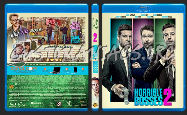 Horrible Bosses 2 dvd cover