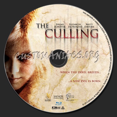 The Culling blu-ray label