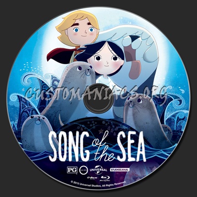 Song Of The Sea (2014) blu-ray label