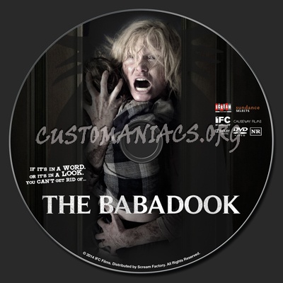 The Babadook dvd label