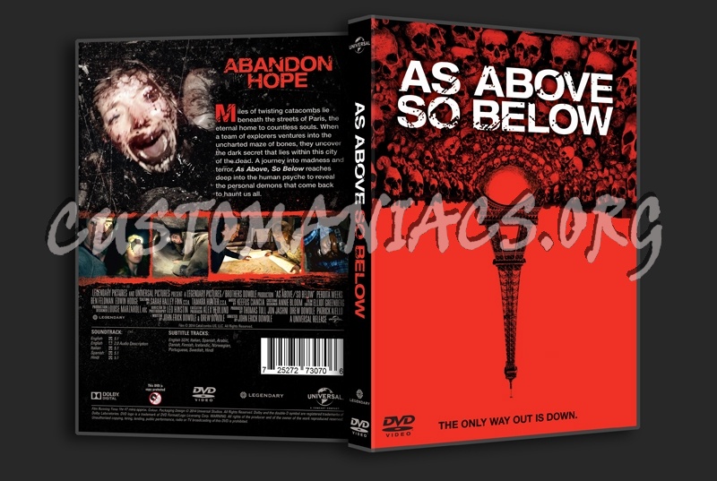 As Above So Below dvd cover