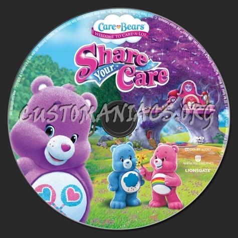 Care Bears Share Your Care dvd label