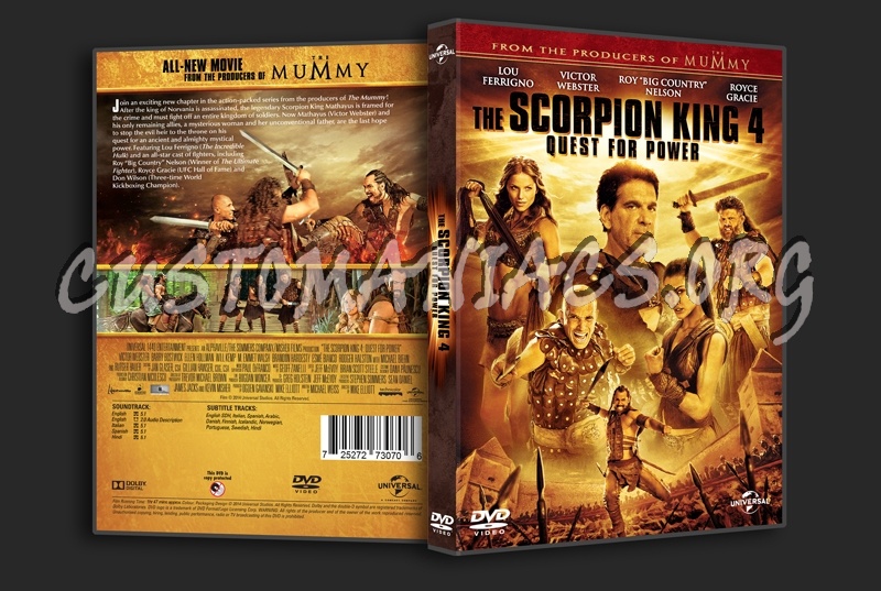 The Scorpion King 4 Quest For Power dvd cover