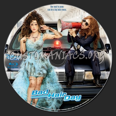 Bad Hair Day blu-ray label