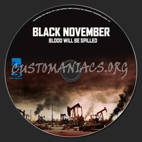 Black November blu-ray label