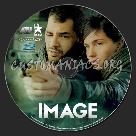 Image blu-ray label