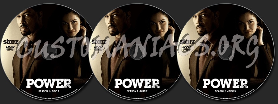 Power Season 1 dvd label