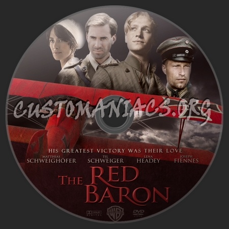 The Red Baron dvd label