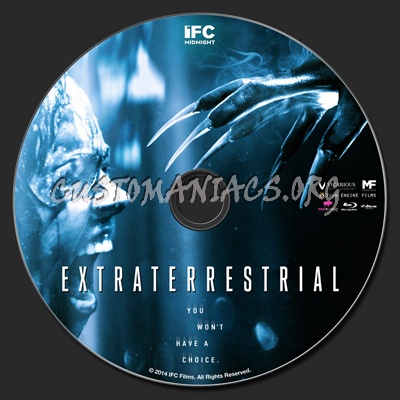 Extraterrestrial (2014) blu-ray label