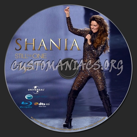 Shania Still the One Live From Vegas blu-ray label