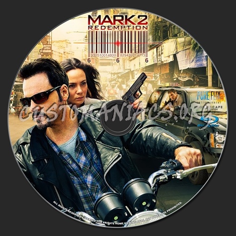 The Mark 2 Redemption blu-ray label