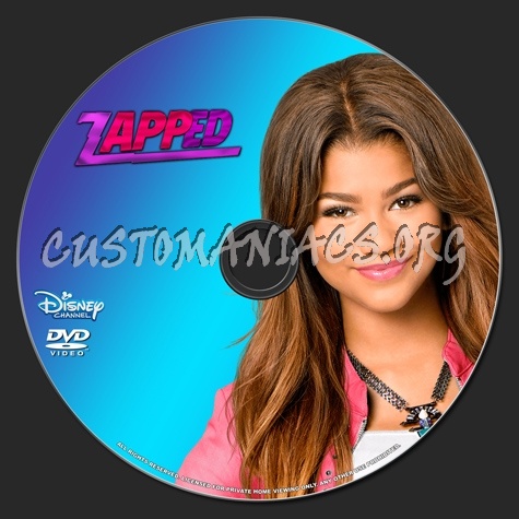 Zapped dvd label