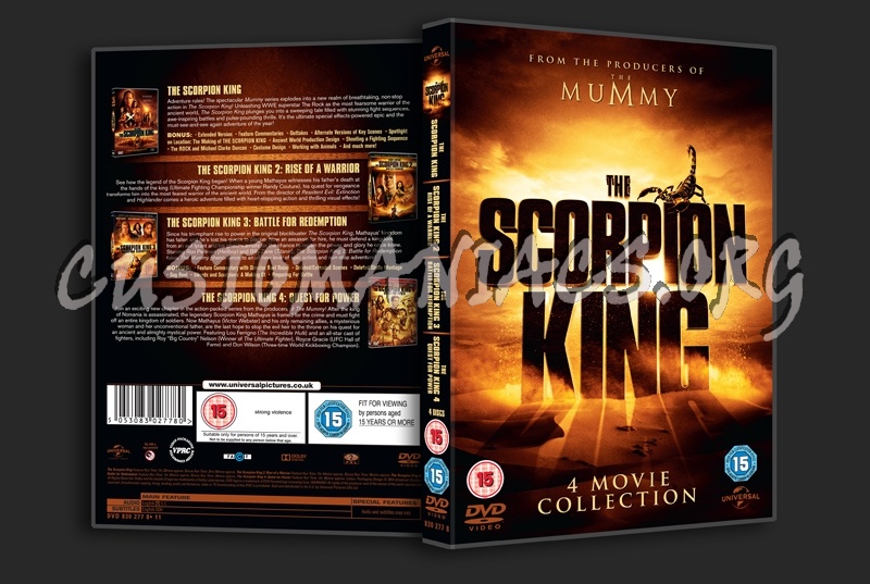 The Scorpion King 4 Movie Collection dvd cover