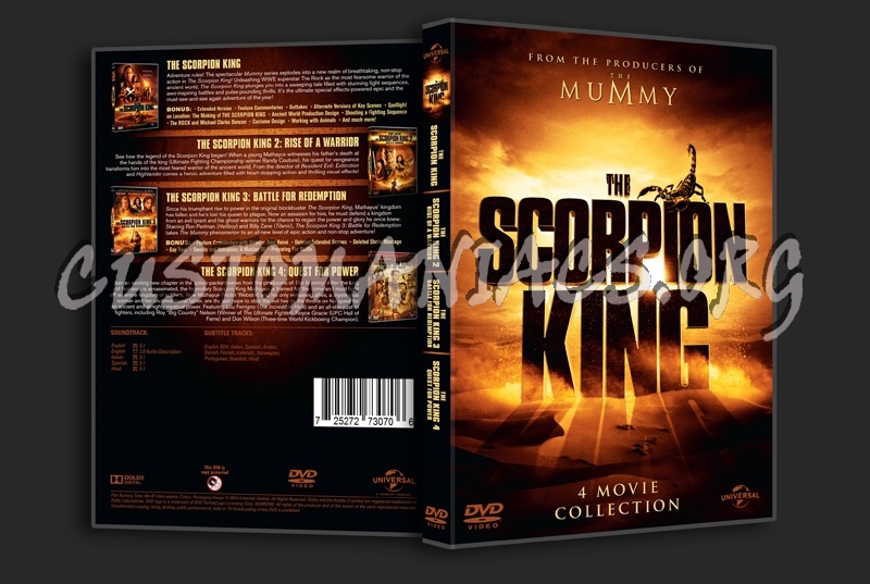 The Scorpion King 4 Movie Collection dvd cover