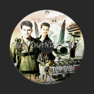 Top Gun blu-ray label