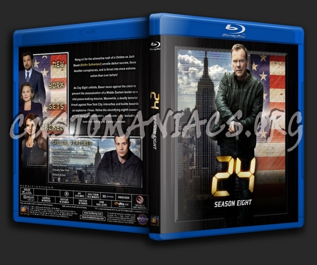 24 (Twenty Four) - Season 8 blu-ray cover