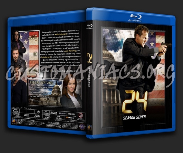 24 (Twenty Four) - Season 7 blu-ray cover