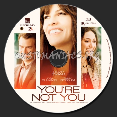 You're Not You blu-ray label