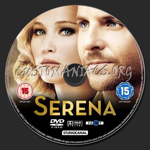 Serena dvd label