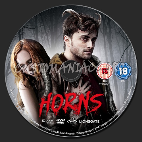 Horns dvd label