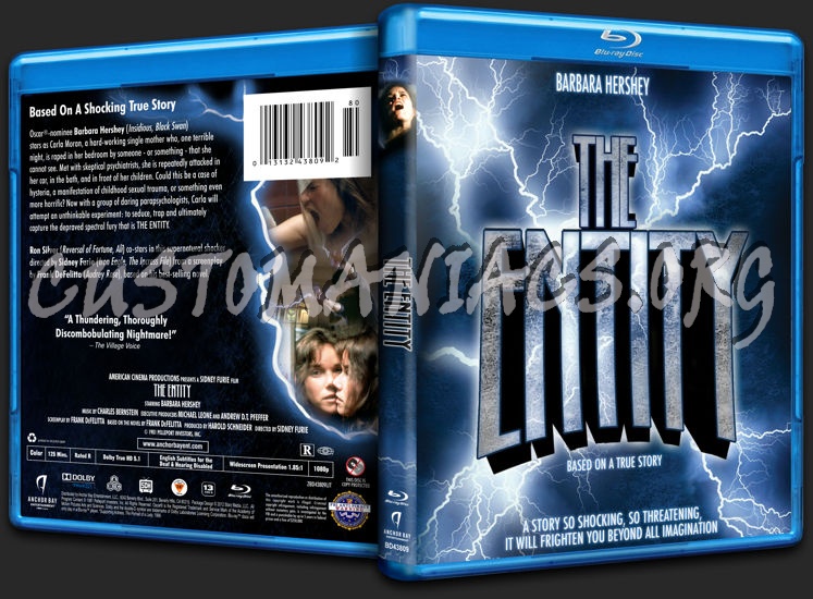 The Entity blu-ray cover