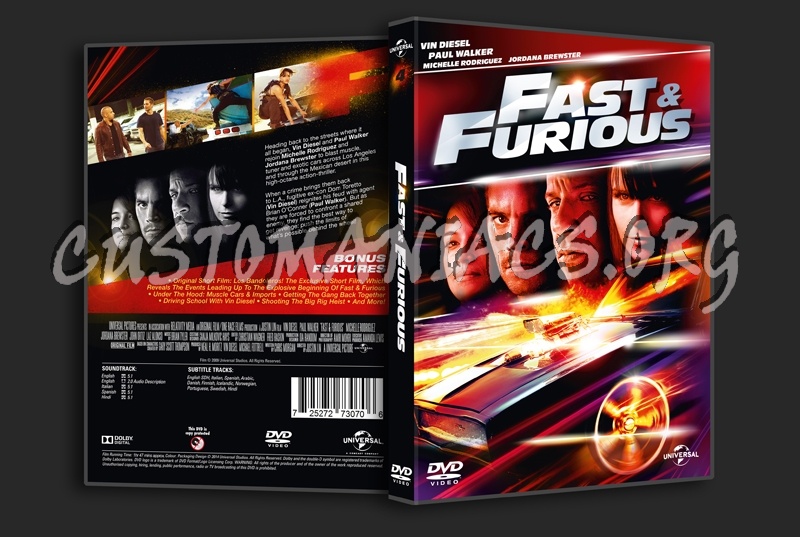 Fast & Furious 4 dvd cover