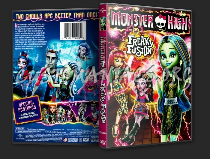 Monster High Freaky Fusion dvd cover