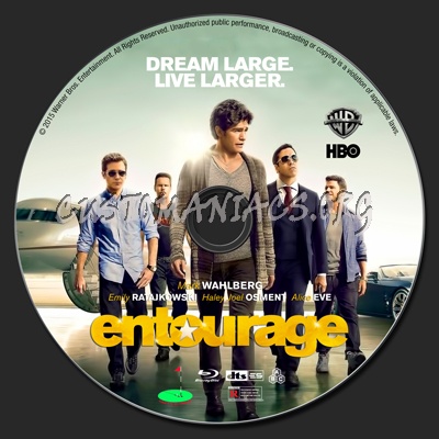 Entourage blu-ray label