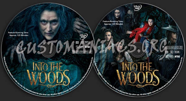 Into the Woods dvd label